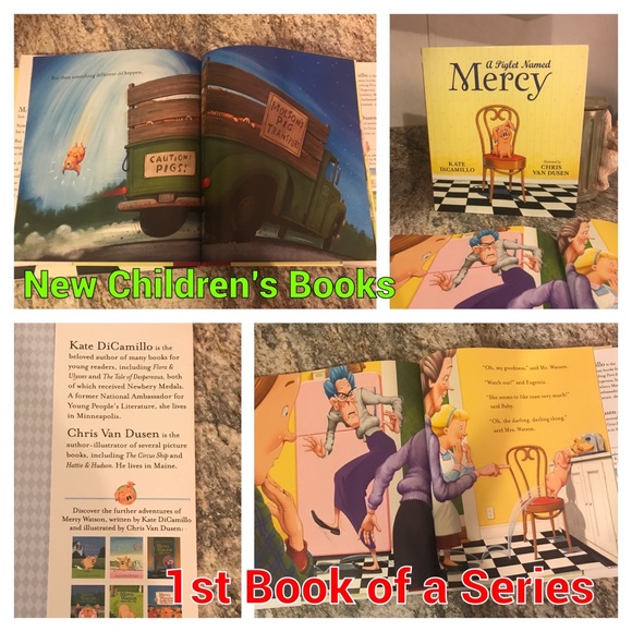 A Piglet Named Mercy by Kate DiCamillo (illustrated by Chris Vandusen - Picture 7 of 8